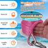 3/8 Inch 50 FT Anchor Rope, Boat Anchor Rope Solid