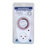 24-Hour Mechanical Outlet Timer with 3-Prong, White