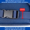Your Day Mate Black Plastic Buckles for Webbings, Snap Fastener,