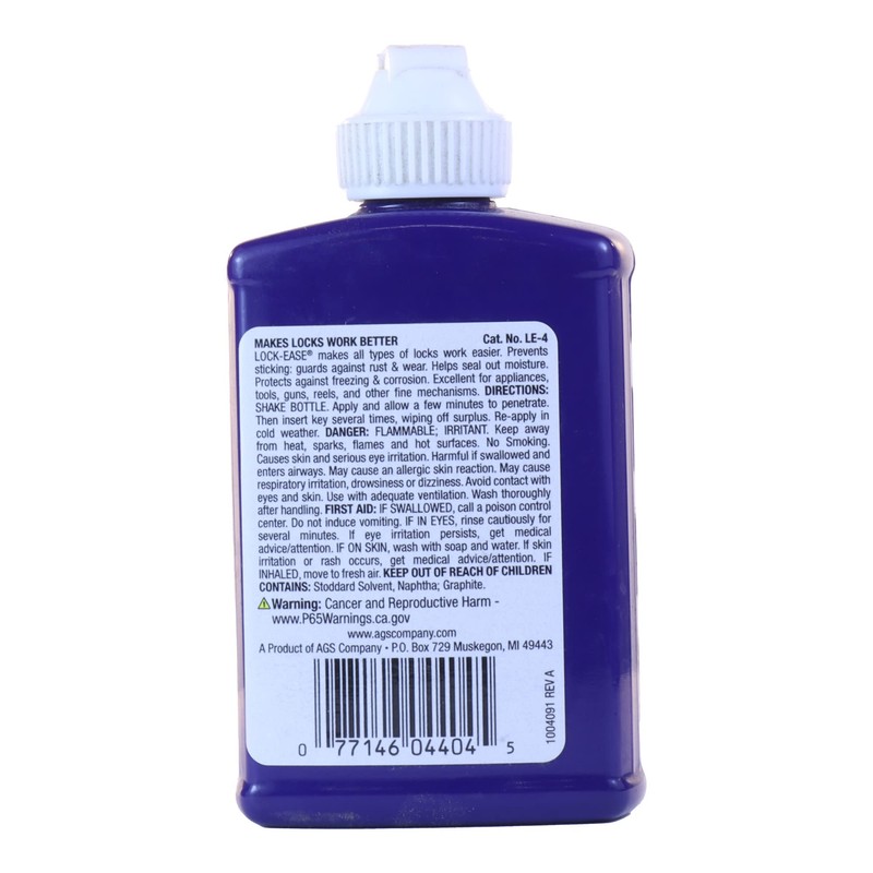 American Grease Stick LE-4 "Lock-ease" Graphited Lock Fluid 3.4 Oz.