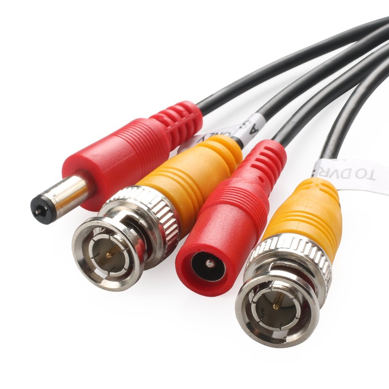 Postta BNC Video Power Cable (4 Pack 25 Feet) Video