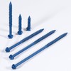 Wensilon(100 PCS) 1/4" * 1-1/4" Slotted Hex Washer Head Concrete