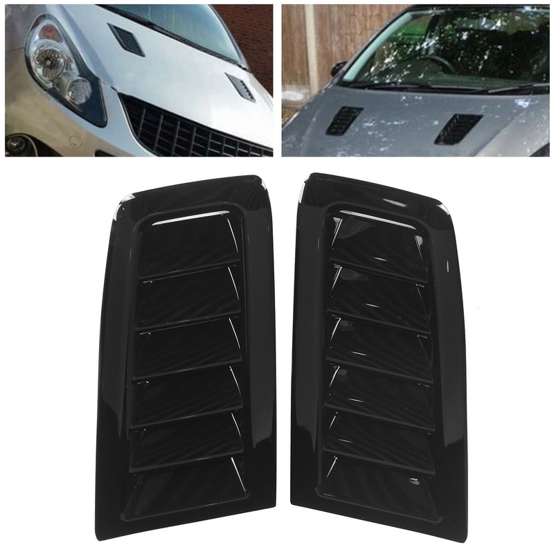 Pair of Front Bonnet Vents Hood Air Outlet Replacement for