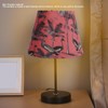 Large Beautiful Lampshade, Modern Simple Velvet Exquisite Flamingos Pattern Conical