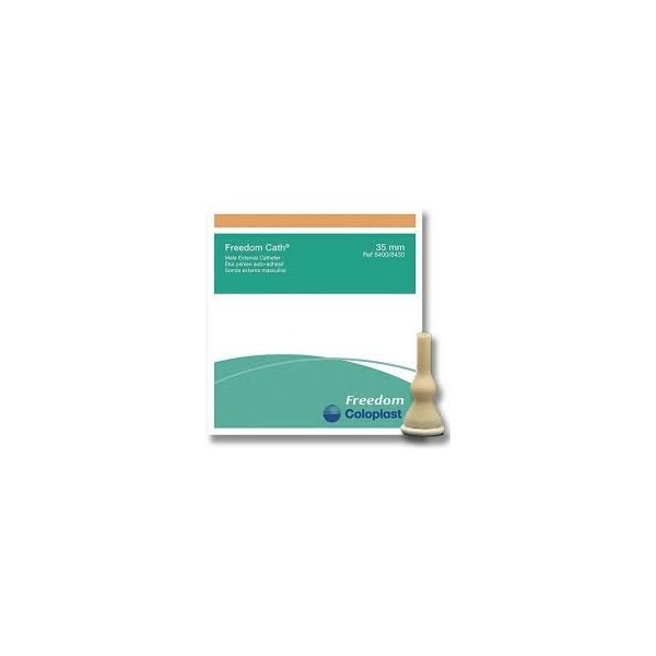 50 -Pack External Condom Catheter Freedom / Coloplast -35mm Large -Self Sealing Adhesive #8400 Latex
