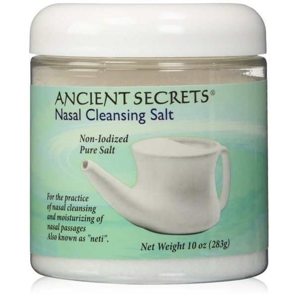 Nasal Cleansing Salt Jar Ancient Secrets 10 oz Salt