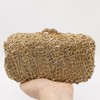 Boutique De FGG Flower Clutch Purse for Women Crystal Clutch