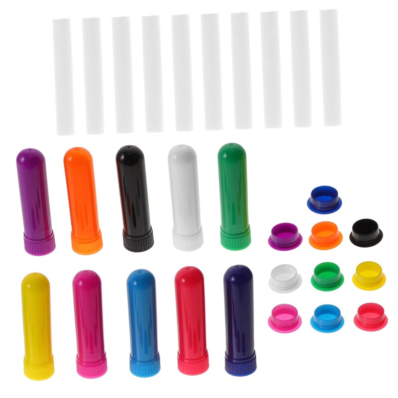 NOLITOY Sets Plastic Tube for Essential Oils Aromatherapy Stick Nasal