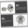 SEWACC Stainless Steel Adjustable Wall Mount Holder Handheld Shower Wand