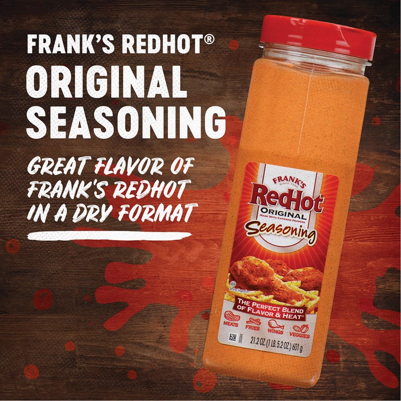 Frank's RedHot Original Seasoning, 21.2 oz - One 21.2 Ounce