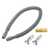 UHARBOUR Washing Machine Hose Extension Set, 2.8m Drain Hose Extension
