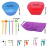 70 PCS Silicone Lunch Box Dividers Kit, SourceTon Bento Box