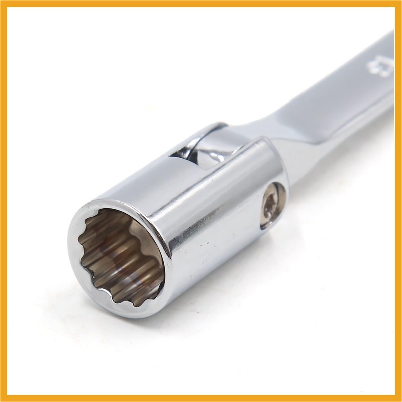 Partuto 13mm Swivel Head Combination Socket Spanner Wrench Car Repair