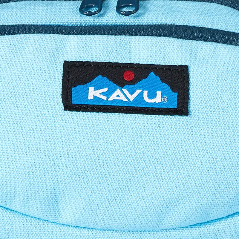 KAVU Canvas Spectator Belt Bag Hip Fanny Pack, Maliblue, One