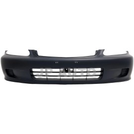 jpautowholesale For 1999 2000 Honda Civic Sedan/Coupe Front Bumper Cover Primed