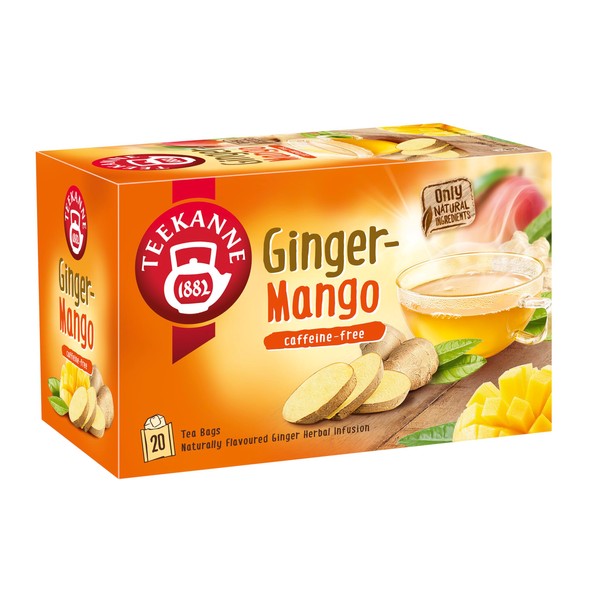 Teekanne World of Ginger and Mango Herbal Infusion Tea with