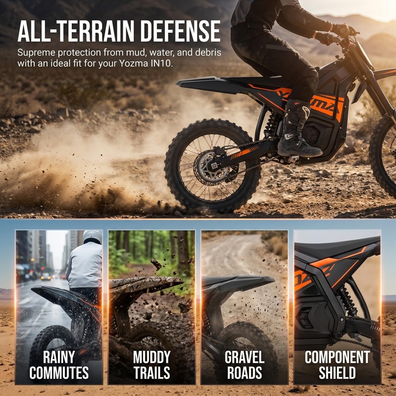 Rear Fender for Yozma IN10 Electric Dirt Bike