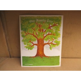 FAMILY TREE PHOTOGRAPH DISPLAY BOARD 8x10 for framing