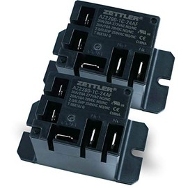 Zettler Mini Power Relay AZ2280-1C-24AF 30A 277VAC 28VDC -Universal 24 AC Volt (Pack of 2)