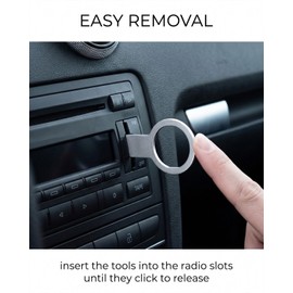 GBEDFO Car Radio Removal Tool, 2 Piece Lever Tool Car Set, Disassembly Tool Interior Trim, Tool for Vehicle Interior Trim Repair Trim Wedge Clip Remover