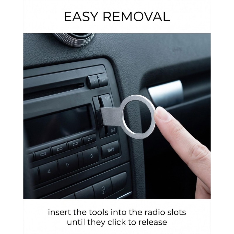 GBEDFO Car Radio Removal Tool, 2 Piece Lever Tool Car