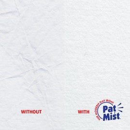 PAT MIST Wrinkle Remover Spray - Fabric Refresher with Fresh Laundry Scent - Odor Remover & Fast Drying Ironing Spray - Mist Nozzle Wrinkle Release Spray for Clothes – (4Pack - 32Oz)