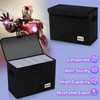 YNSZAS Comic Book Storage Box 15.8" X 7.8" X 11.8",