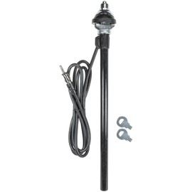 Universal Telescopic Antenna Fender, Big Head, Cable, Din Connector, Stainless Steel