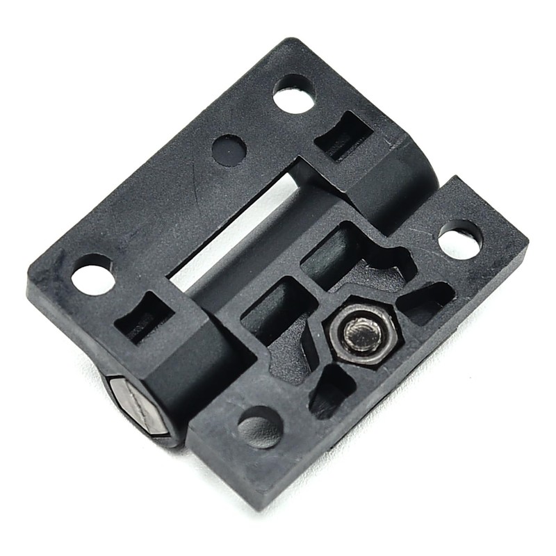 Torque Hinge 4PCS Black Adjustable Door Hinge Nylon Plastic Butt