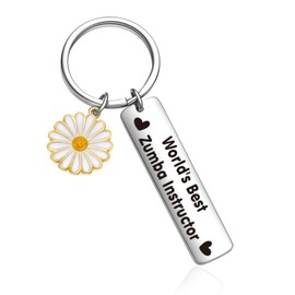 OWHOMS Zumba Teacher Thank You Gifts Workout Keychain Zumba Instructor Jewelry Zumba Dance Fitness Gift For Women Zumba Coach Keychain Zumba Lover Gifts Zumba Dancer Jewelry