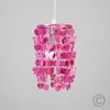 MiniSun | Pink Hearts and Butterflies Ceiling Light Shade |