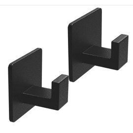 Adhesive Towel Hooks Wall Hooks Set Used for Hanging Coat, Hat, Robe, Clothes, Door, Office, Kitchen, Hooks Bathroom (2pcs)