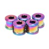 5Pcs 6.5mm Bike Single Chainring Screw Titanium Alloy Rust Protection