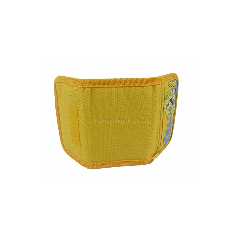 SpongeBob Squar Pants Yellow Tri-fold Wallet
