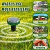 Solar Powered Mole Repellent 12 Pack, Ultrasonic Mole Repellent for