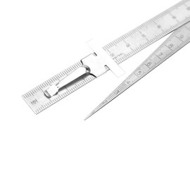 Taper Gage High Precision Stainless Steel Wedge Sensor Hole Taper Gauge Ruler Measuring Tool 1-15 mm
