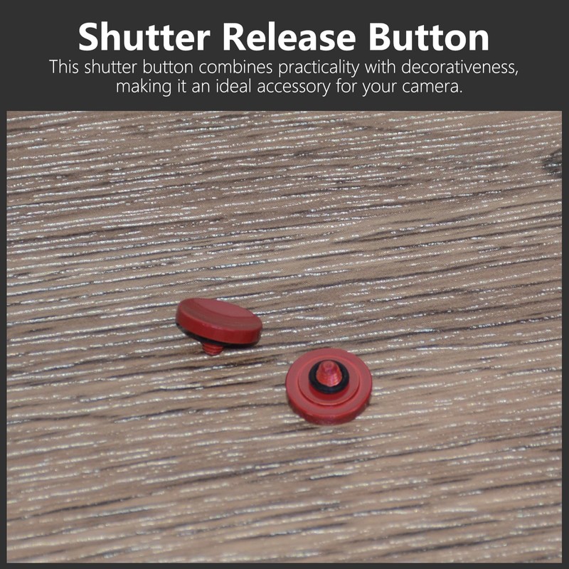5 Pack Shutter Release Button,Pure Copper Concave Surface Camera Button