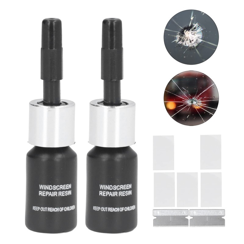 2PCS Car Windshield Repair Liquid Windscreen Chip Repair Kit DIY