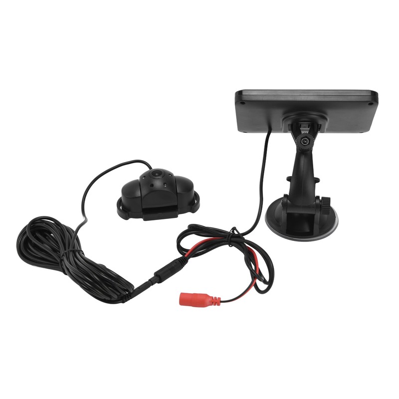 Baby Car Safety View Mirror Adjustable 4.3in Shatterproof Baby Car