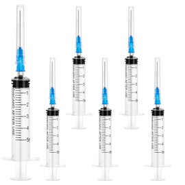 20pcs 5ml/cc Plastic Tube 23G (0.6x25mm) Multipurpose Measuring Tools, Individually Packed