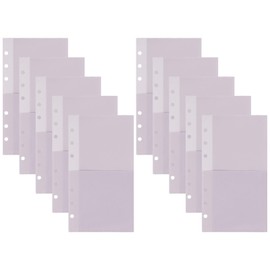 A6 Budget Envelopes for Cash Budgeting,10PCS Purple A6 Binder Inserts Cash Envelopes for Money Saving Challenge Stuffing