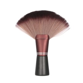 Layhou Neck Duster Brush Barber Brush Barber Brush Hair Cutting Duster Brush for Hair Stylist Barber Cleaning Tool with Wood Handle Salon Stylist Barber (Brown)