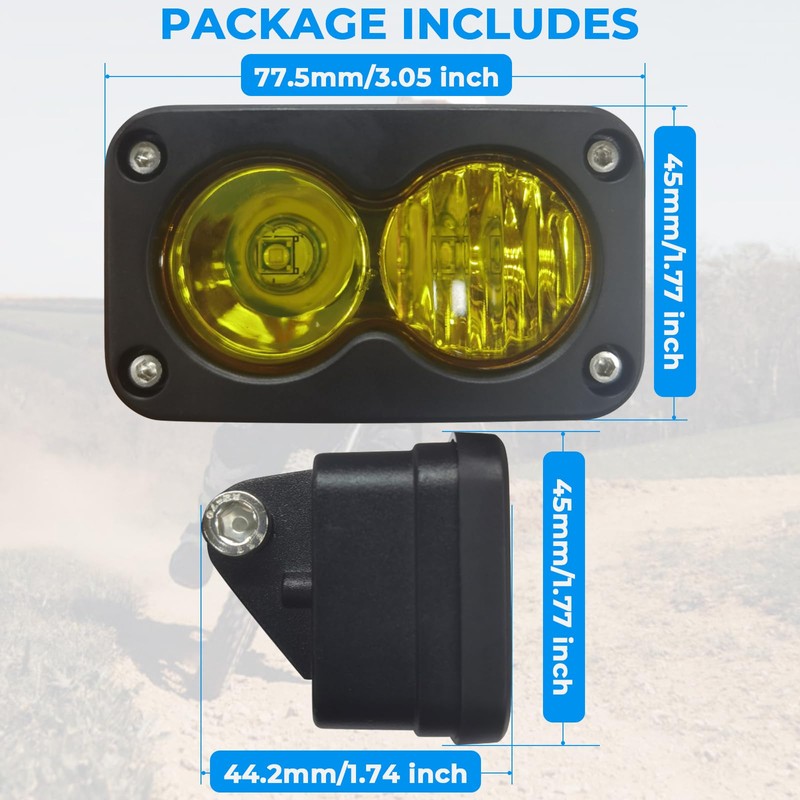 Dirtbike Headlight Kit for Talaria Sting R MX4 PC Lens