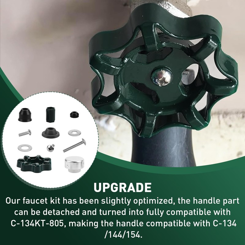 Aulpq for C-144KT-807 Outdoor Faucet Repair Kit, for C-144/244 Series