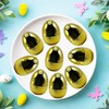 Candy Filled Easter Eggs Bulk, 12 Large Metallic Gold Plastic
