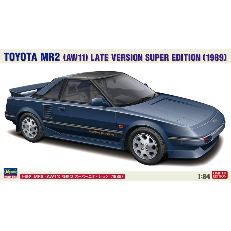 Hasegawa 1/24 Toyota MR2 (AW11) Late Super Edition 1989 Plastic