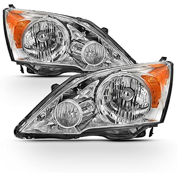 ACANII - For 2007-2011 Honda CRV CR-V Headlights Headlamps Front