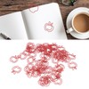 100 Pcs Paper Clip Cute Fruit Shaped Electroplated Metal Decorative