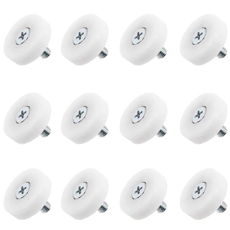 Litoexpe 0.98 Inch Drawer Slide Roller, 12 Pieces Drawer Replacement