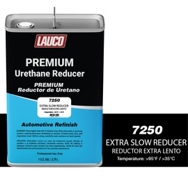 Extra Slow Urethane Grade Reducer (7250), 2 Gallons, > 95°F - For Automotive Paint and Industrial Paint Use - High Performance Automotive Grade﻿